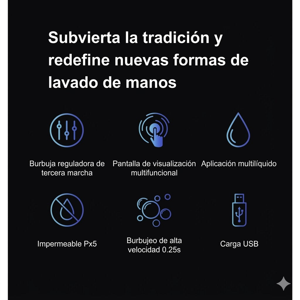 CloudClean, dispensador electrónico para jabón en espuma